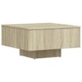vidaXL Konferenčný stolík, dub sonoma 60x60x31,5 cm, kompozitné drevo