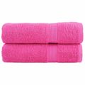 vidaXL Prémiové utierky na ruky SOLUND 2 ks ružové 50x100 cm 600 g/m²