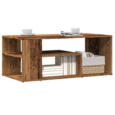 vidaXL konferenčný stolík Old Wood 100x50x40 cm Konštrukčné drevo