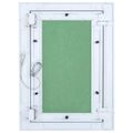 vidaXL Access Panel Zelená a strieborná 25 x 35 cm