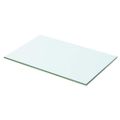 vidaXL Poličkový panel z priehľadného skla, 50x25 cm