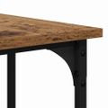 vidaXL Stôl Staré drevo 139 x 139 x 75 cm Kompozitné drevo