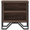 vidaXL Nočný stolík hnedý dub 2 ks 40x30x40 cm kompozitné drevo