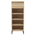 vidaXL Regál na topánky dub sonoma 40x36x105 cm spracované drevo