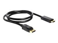 Kábel adaptéra - DisplayPort so zástrčkou (samec) do HDMI so zástrčkou (samec) - 1 m