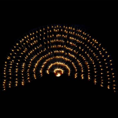 vidaXL Led Sieť Tmavozelená