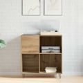 vidaXL Skrinka na gramofónové platne dub artisan 85 x 38 x 89 cm