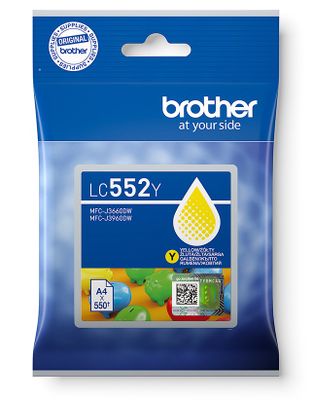 Brother LC-552Y - atrament žltý