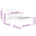 vidaXL 4-dielna záhradná sedacia súprava Adirondack akáciový masív