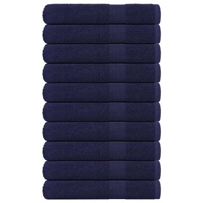 vidaXL Uteráky FROGN 10 ks námornícka modrá 100x200 cm 360 g/m²