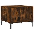 vidaXL Konferenčné stolíky 2 ks dymový dub 50x50x40cm kompozitné drevo