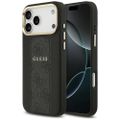 Obal Guess pre iPhone 17 Pro Max HC MAGSAFE PU S 4G PU PRÚŽOK čierny