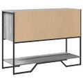 vidaXL Konzolový stolík sivý sonoma 100x35x74,5 cm kompozitné drevo