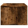 vidaXL Stojan na tlačiareň dymový dub 40x32x22,5 cm kompozitné drevo