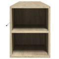 vidaXL TV nástenná skrinka s LED svetlami dub sonoma 180x31x39,5 cm