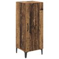 vidaXL Servírovacia skriňa Staré drevo 34,5 x 34 x 90 cm