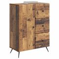 vidaXL Servírovacia skriňa Staré drevo 66 x 34,5 x 90 cm