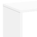 vidaXL Rozdeľovacia knižnica biela 67x25x161,5 cm kompozitné drevo