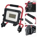 LED reflektor ELION 50W, červeno-čierny, IP65, 8000 lm, neutrálna biela