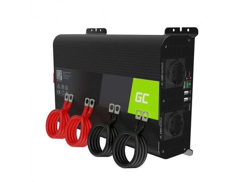 Green Cell INVGC11 automobilový menič napätia PRO 12V to 230V, 2000W/4000W