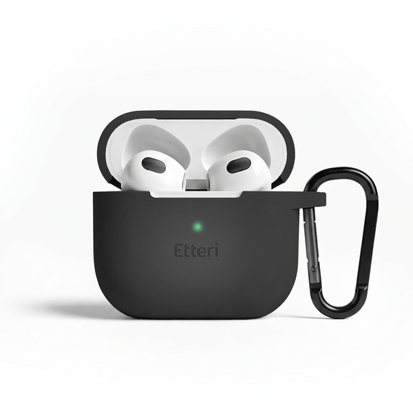 Silikónový obal Etteri pre AirPods 3 čierny