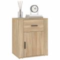 vidaXL Nočný stolík dub sonoma 50x36x60 cm spracované drevo