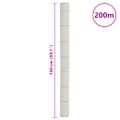 vidaXL Membrána proti burine biela 1,5x200 m PP