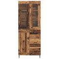 vidaXL Highboard 2 ks Staré drevo 69,5 x 34 x 180 cm Kompozitné drevo