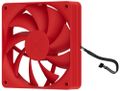 HYTE ventilátor 120mm PWM / barva Wild Cherry / 1500rpm / 72CFM / ABS / 4-pin / sada 4x ventilátor Ventilátor, 120mm, FDB ložisko, 4pin PWM, výška 25mm, cervený, 4ks