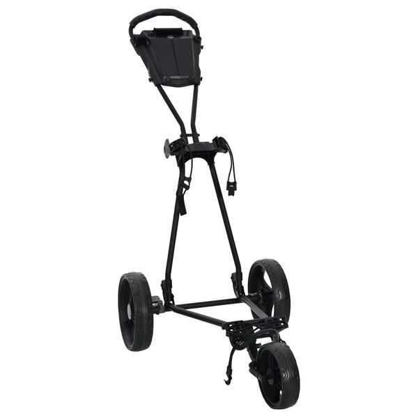 vidaXL Golfový vozík Čierna 95 x 60 x 130 cm Železo