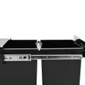 vidaXL Výsuvný smetný kôš do kuchynskej skrinky pomalé zatváranie 36 l