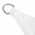 vidaXL Tieniaca plachta, oxford, lichobežníková 4/5x4 m, biela