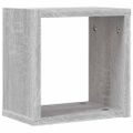 vidaXL Stenné police 2 ks Sivý Sonoma 26 x 15 x 26 cm Kompozitné drevo