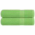 vidaXL Utierky na ruky FROGN 2 ks jablkovo zelené 50x100 cm 360 g/m²