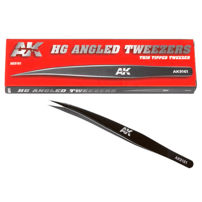 AK Interactive: Pinzeta HG Angled Thin Tipped