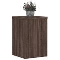 vidaXL Stojany na rastliny 2 ks hnedý dub 25x25x35 cm kompozitné drevo