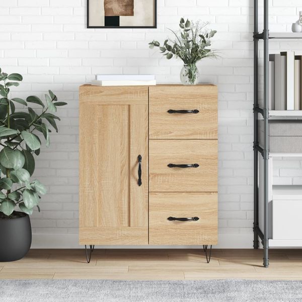 vidaXL Komoda dub sonoma 69,5x34x90 cm kompozitné drevo