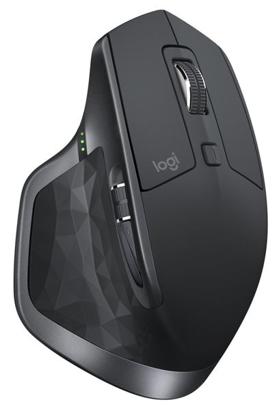 myš Logitech MX Master 2S (2020) Myš, bezdrôtová, laserová, až 4000 dpi, 7 tlačidiel, Bluetooth, USB, sivá