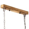 vidaXL Závesná lampa 25 W šmuhovaná červená 90x24x111 cm E27