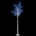 vidaXL Vianočný stromček/vŕba 180 LED 1,8 m, modrá, dovnútra/von