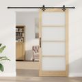 vidaXL Posuvné dvere Prírodná 93 x 211 cm