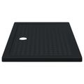 vidaXL Sprchová základná vanička s bodkami 120 x 80 x 4 cm ABS Čierna