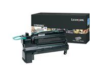 Extra vysoká výťažnosť - čierna - originálna - kazeta s farbivom LCCP - pre Lexmark C792, X792