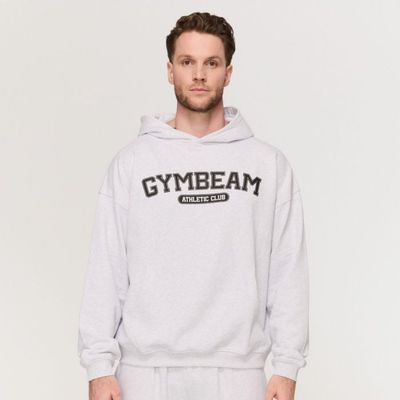 Mikina Varsity Grey - GymBeam, veľkosť S