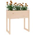 vidaXL Kvetináč 78x40x81 cm borovicový masív