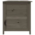 vidaXL Vonkajší box na vankúše antracitový 150x50x56 cm jedľový masív