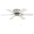 vidaXL Stropný ventilátor s osvetlením Ø 82 cm Biela