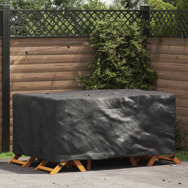 vidaXL Obal na nábytok Jednofarebný Čierna 170 x 100 x 70 cm 600D