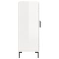 vidaXL Komoda lesklá biela 69,5x34x90 cm spracované drevo