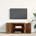 vidaXL TV skrinka 100 x 35 x 40 cm Staré drevo Kompozitné drevo